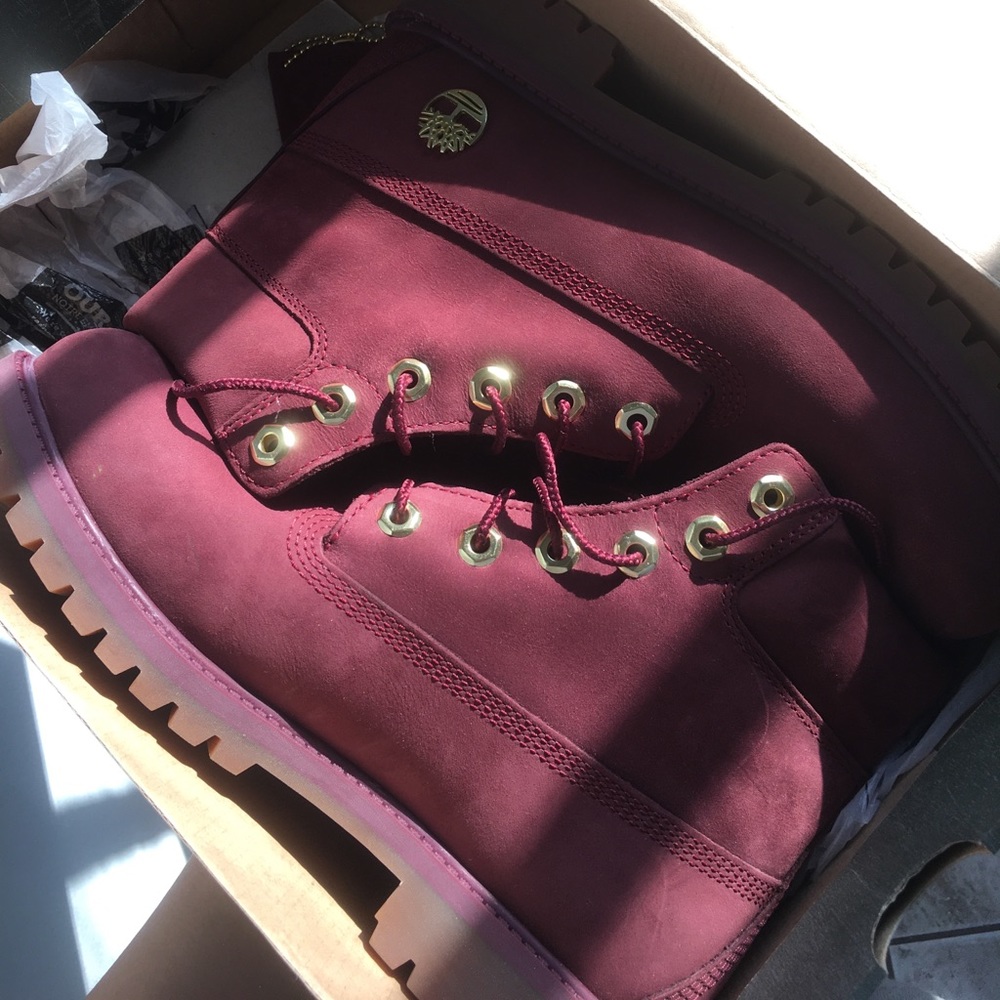 Burgundy Boots